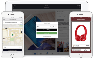 Apple pay mobile payment apps use in stores and in apps