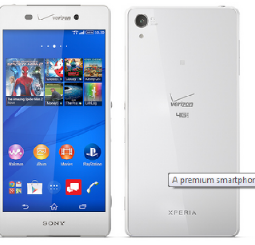 sony xperia android hd smartphone verizon