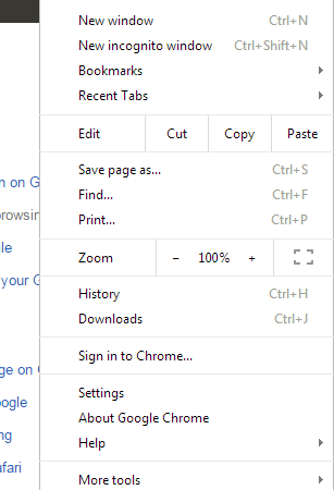 how to clear web history chrome browser