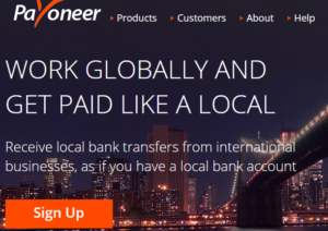payoneer global money transfer agency