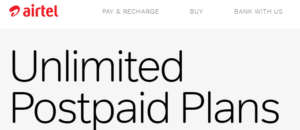 airtel postpaid plan myfinity