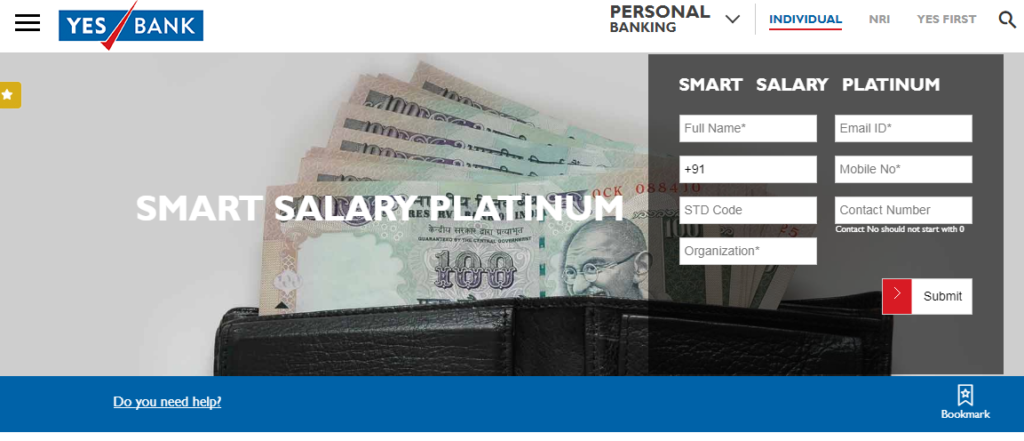 yes bank smart salary account
