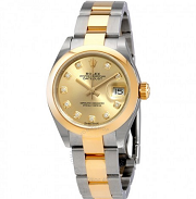 rolex lady datejust watches 28 Lady Datejust 28 Champagne Diamond Dial Ladies Oyster Watch