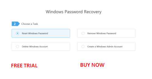 windows password recovery