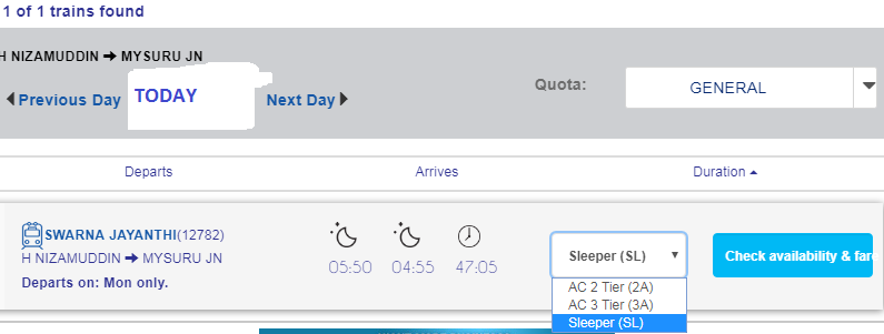 swarna jayanthi express 12782